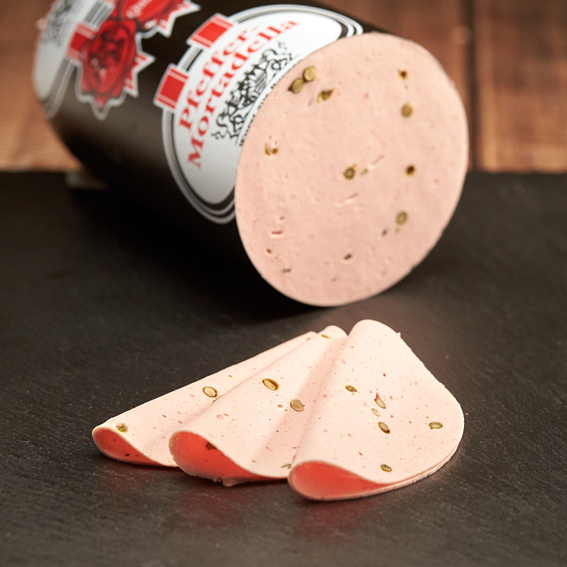 PfefferMortadella Wurst Metzgerei Blank Shop