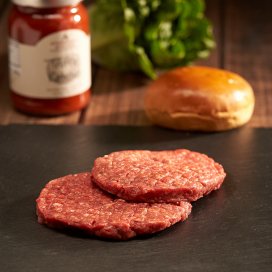 Charolais-Burger (nur Rind, ca. 125 g)