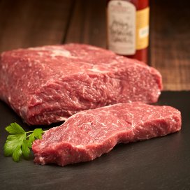 Rinderlende in Scheiben Charolais-Weiderind