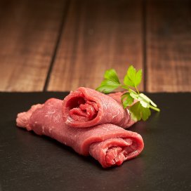 Rinderrouladen in Scheiben